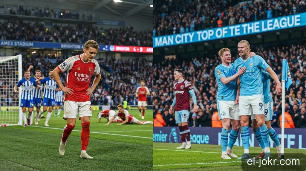 Ngoại hạng Anh 2026/27: Arsenal chao đảo sau thảm bại, Man City chiếm ưu thế